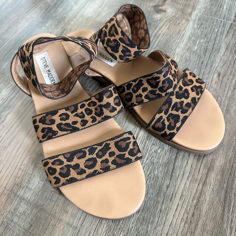 Steve Madden Leopard Print Sandals